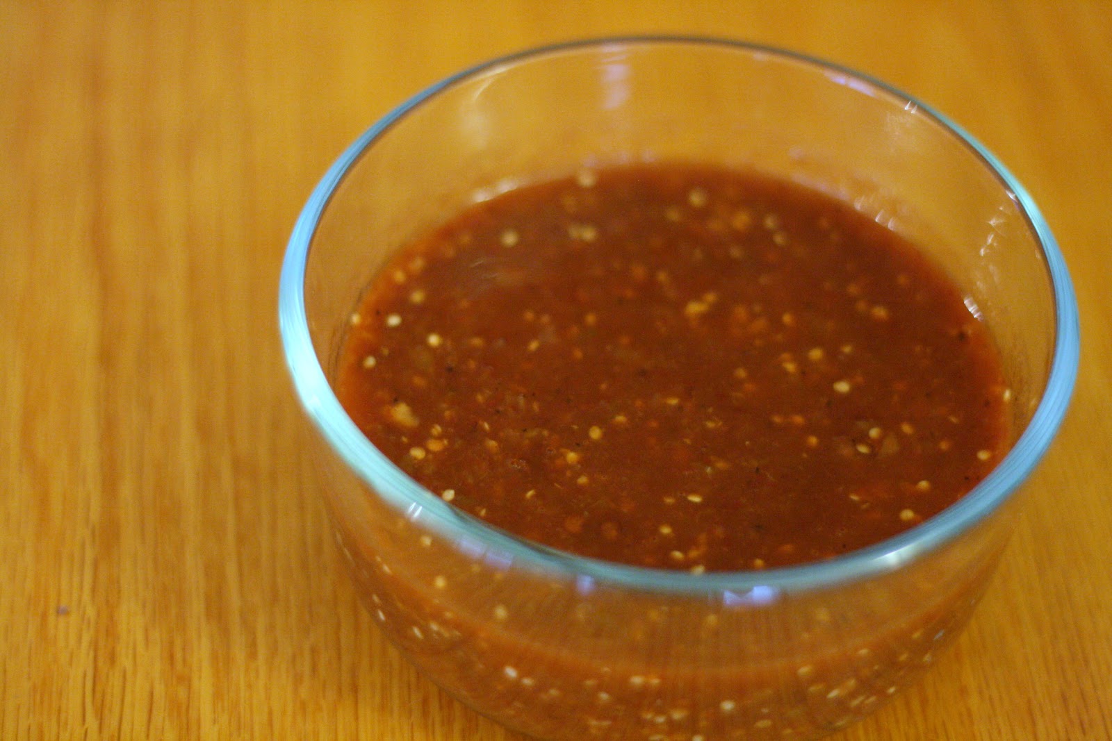 Laine's Recipe Box Smoky Chipotle Salsa with PanRoasted Tomatillos