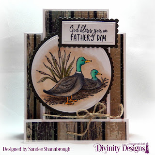 Divinity Designs Stamp Set: Best Dad Ever, Embossing Folder: Fish, Custom Dies: Center Step A2, Center Step A2 Layers, Circles, Scalloped Circles, Rectangles, Scalloped Rectangles