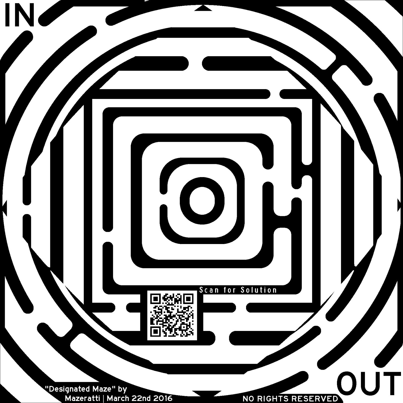 Crazy Maze Art March 2016