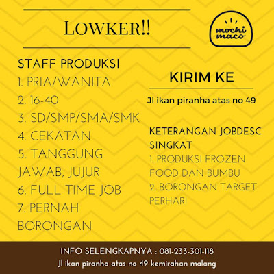 Lowongan Kerja Di Jawa Timur (Terbaru) | Info Lowongan Kerja