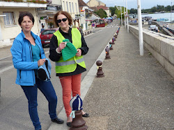 Michelle Guéritey et Corinne Gaillard, les instigatrices du projet Vill'en laine en Rives de Saône