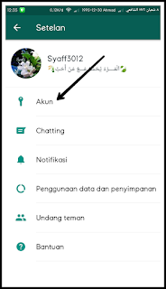 Cara mengganti nomer baru di WhatsApp