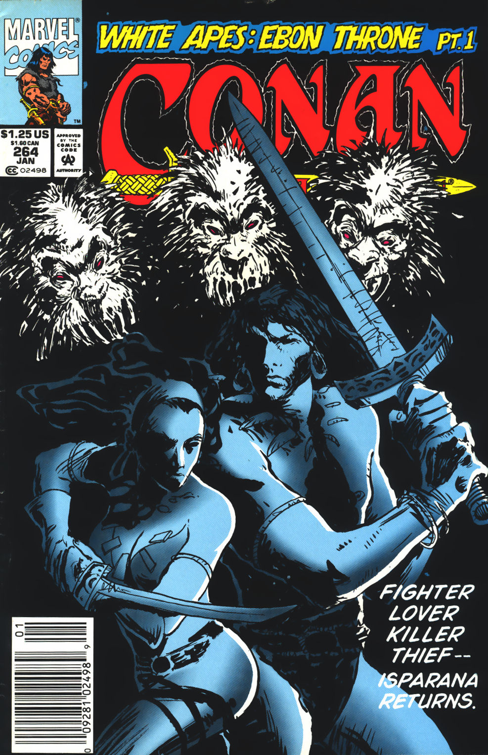 Read online Conan the Barbarian (1970) comic -  Issue #264 - 1