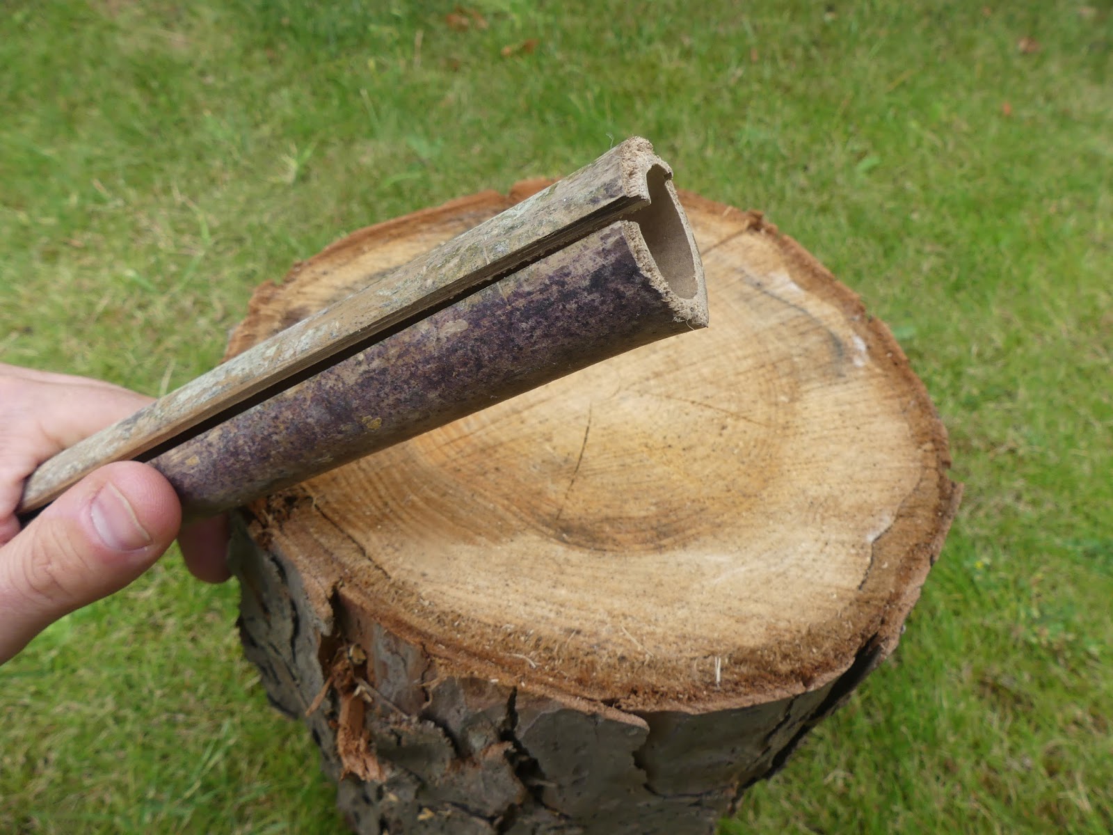 The Outdoor Traditionalist Bamboo Fire Saw First Attempt