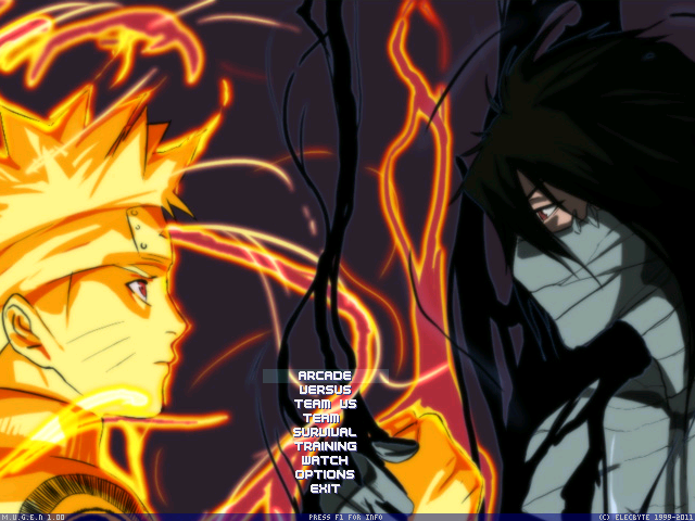 Naruto VS Bleach ScreenPack/MUGEN