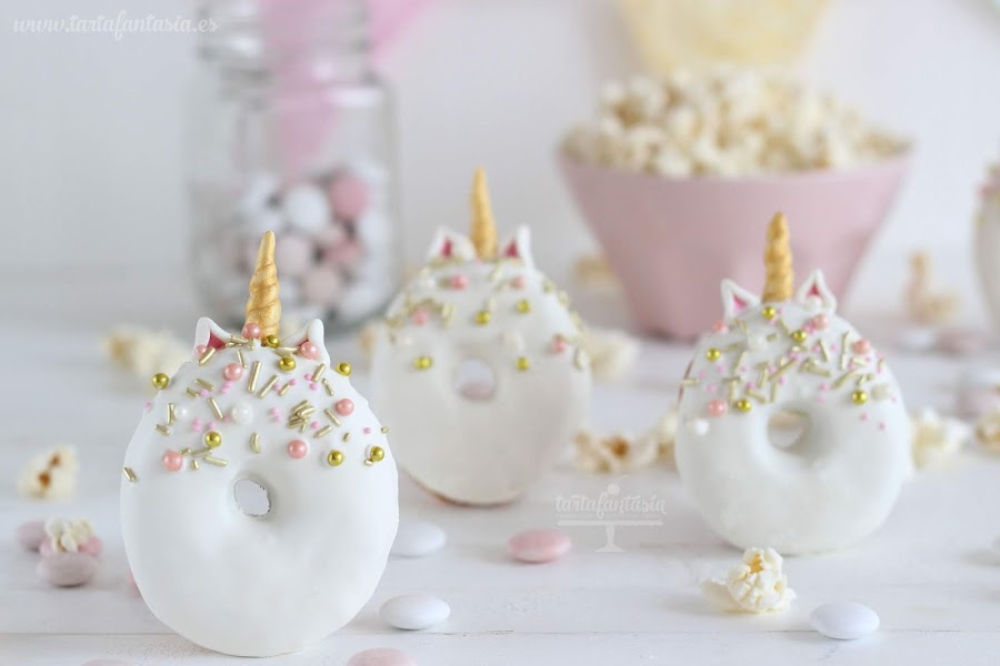 Tutorial donuts, donas unicornio