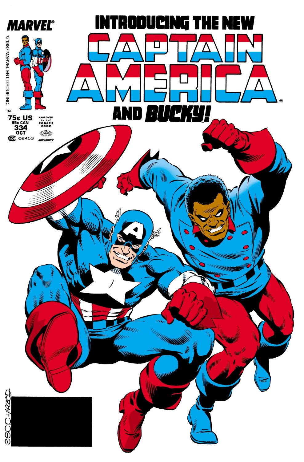 Read online Captain America (1968) comic -  Issue #334 - 1