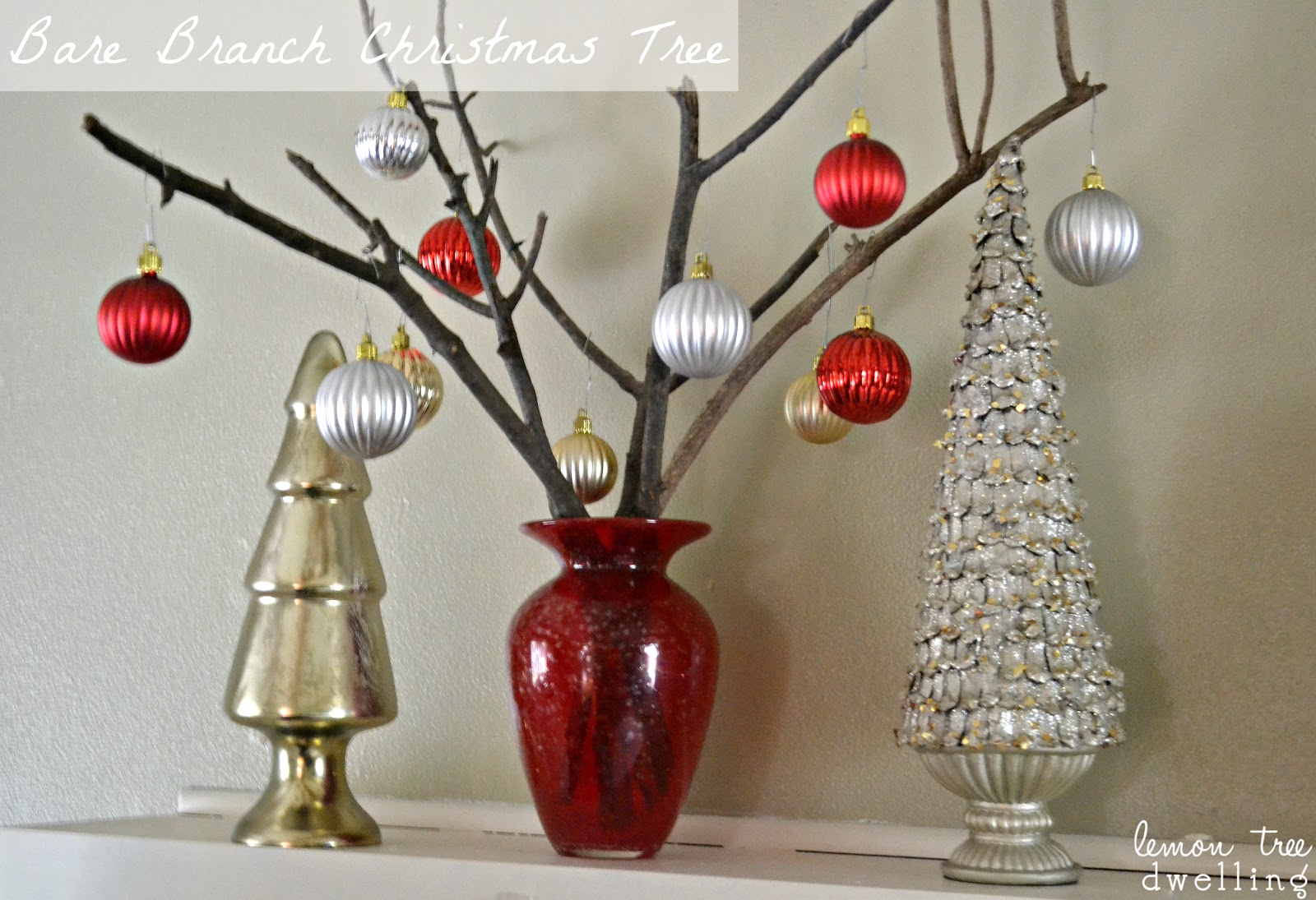 Bare Branch Christmas Tree Lemon Dwelling Bare Branch Christmas Tree
