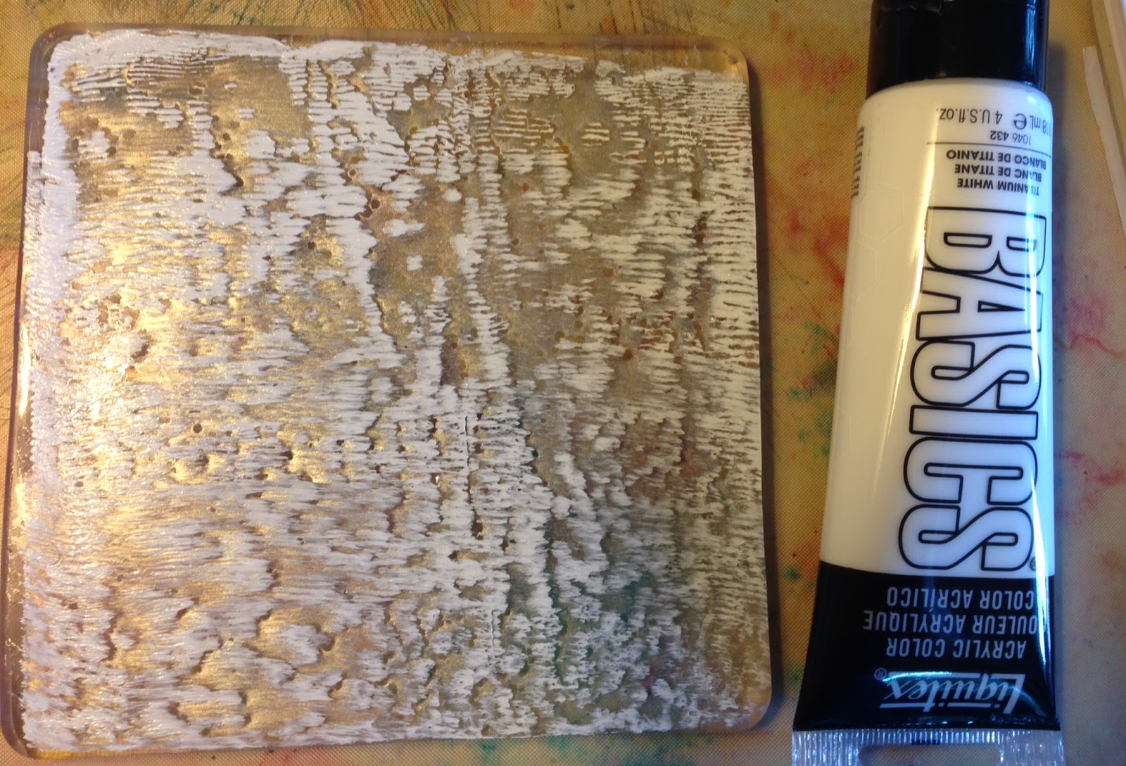 Creative Expressions Gelli Plate Play Thick & Thin Metallic Paints on