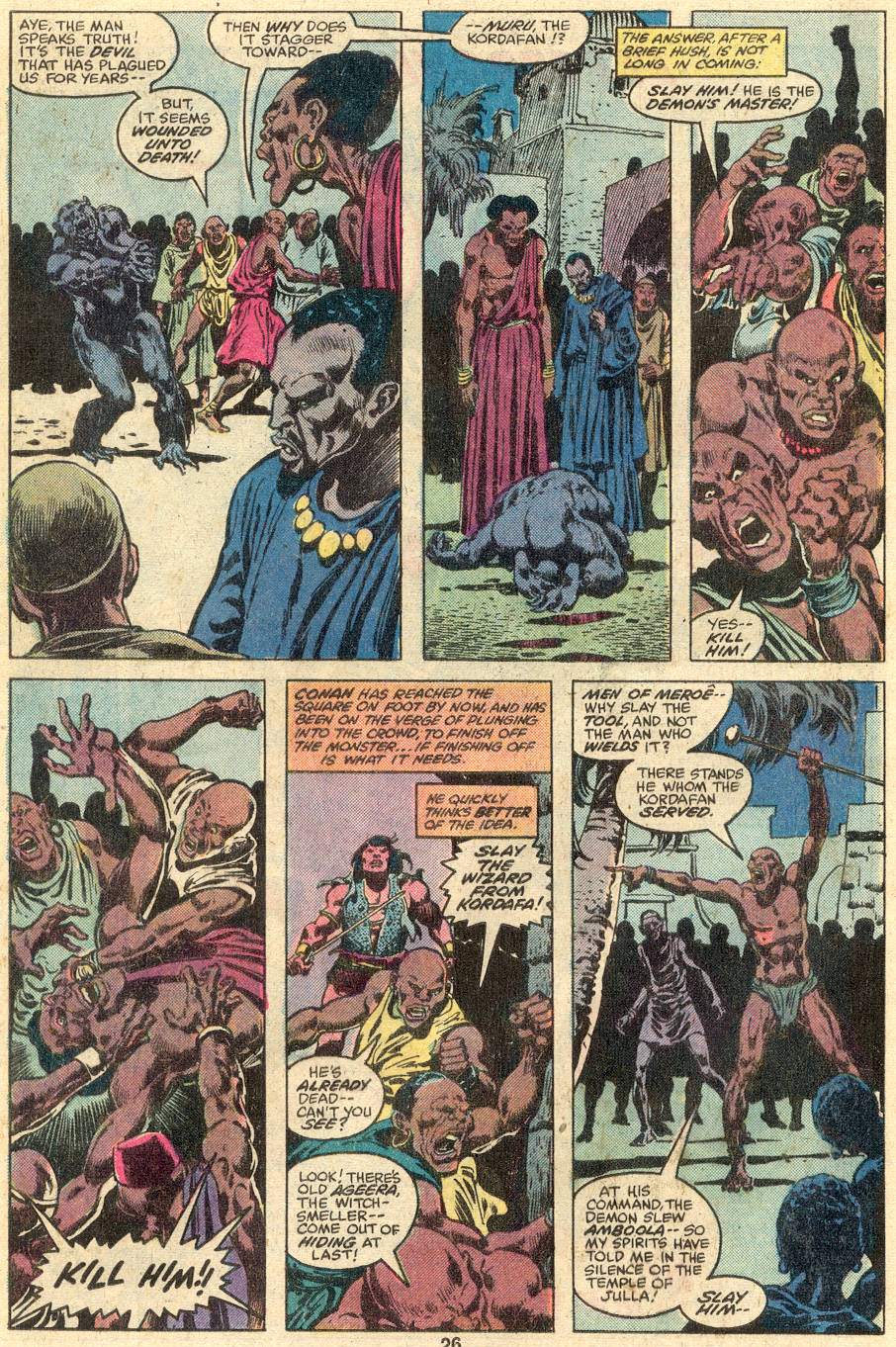 Read online Conan the Barbarian (1970) comic -  Issue #107 - 16