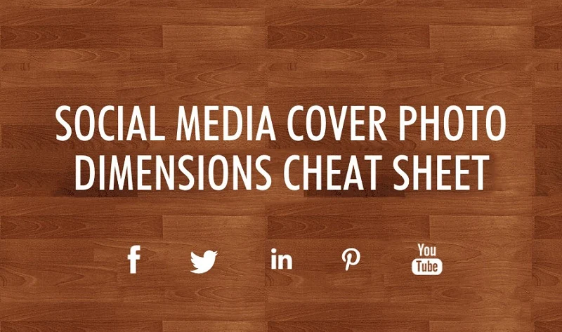 SocialMedia Cover Photo Dimensions: Facebook, Twitter, LinkedIn - infographic