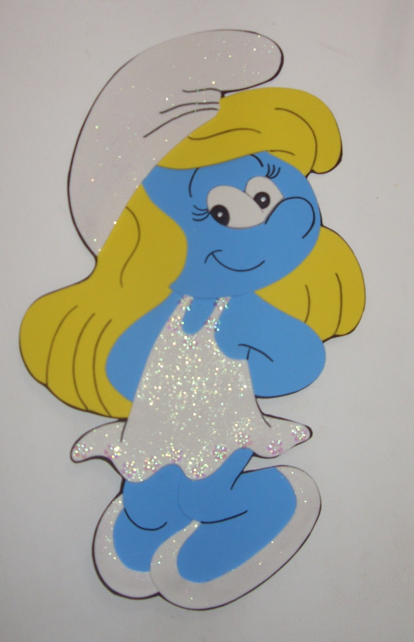 SDC10392.JPG (589×913) | Smurfs, Flower diy crafts, Toddler quiet book