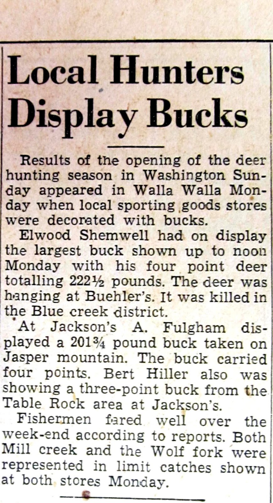 Bygone Walla Walla vintage images of the City and County (and beyond