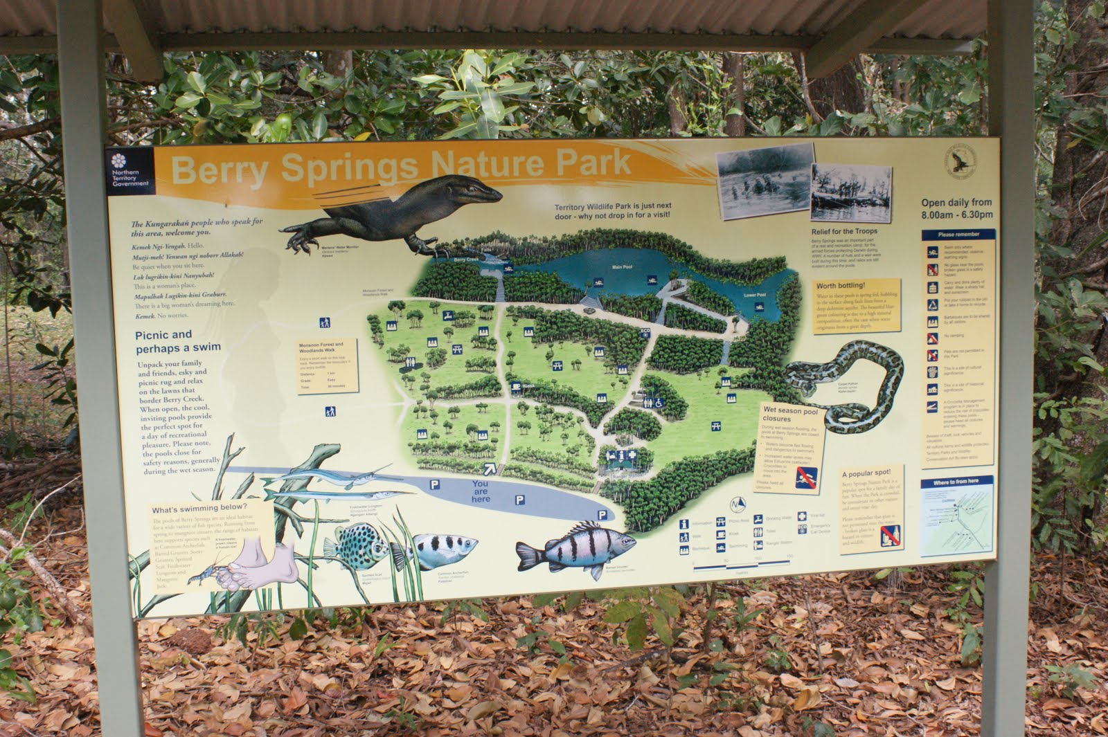 Sean's Outback Adventure Day 85 Onward to Berry Springs