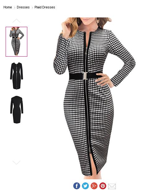 Red Grey Dress - 50 Clothes Sale