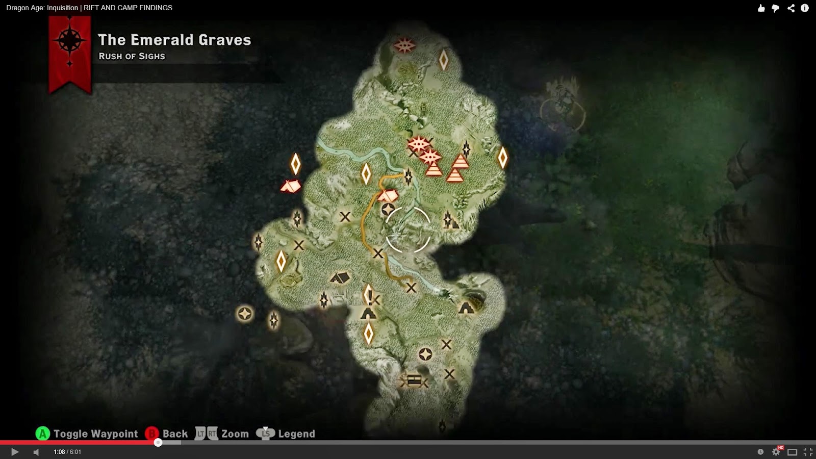 Морозная котловина dragon age inquisition карта со всеми отметками