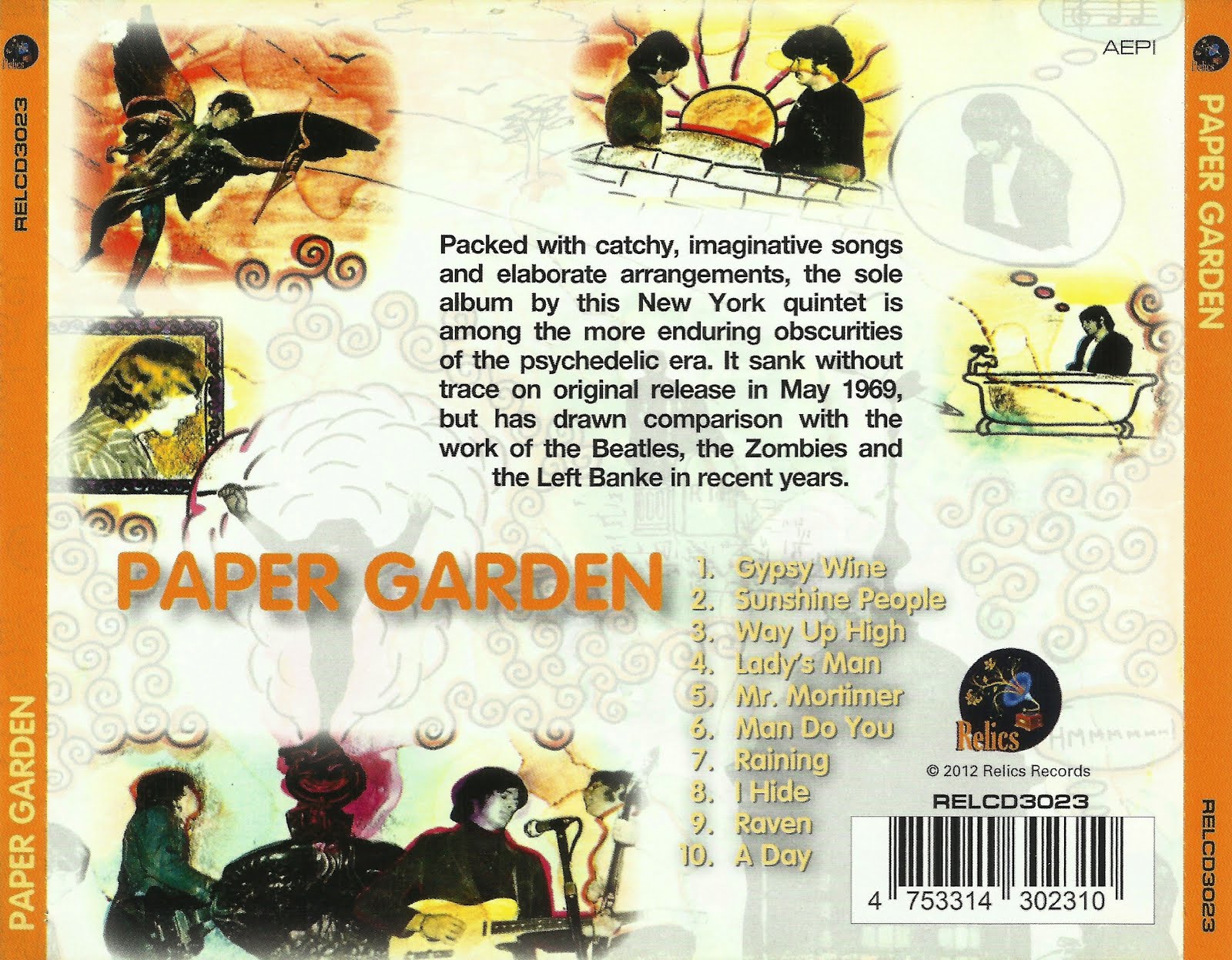 Progmusic Paradise Paper Garden Paper Garden 1969