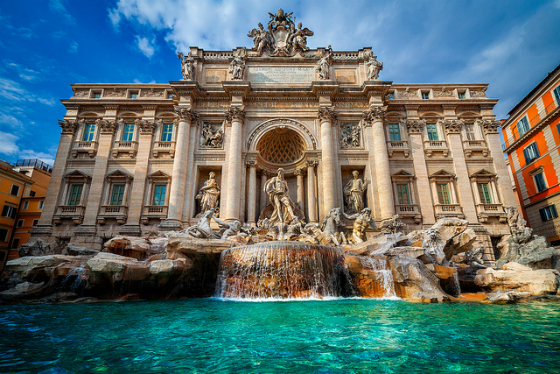 Φοντάνα ντι Τρέβι (Fontana di Trevi) το πιο διάσημο συντριβάνι της Ρώμης!