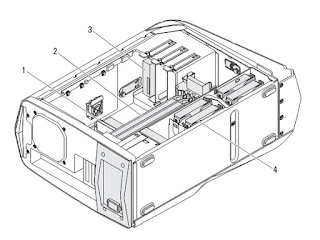 Inside View of DELL Alienware Aurora-R4