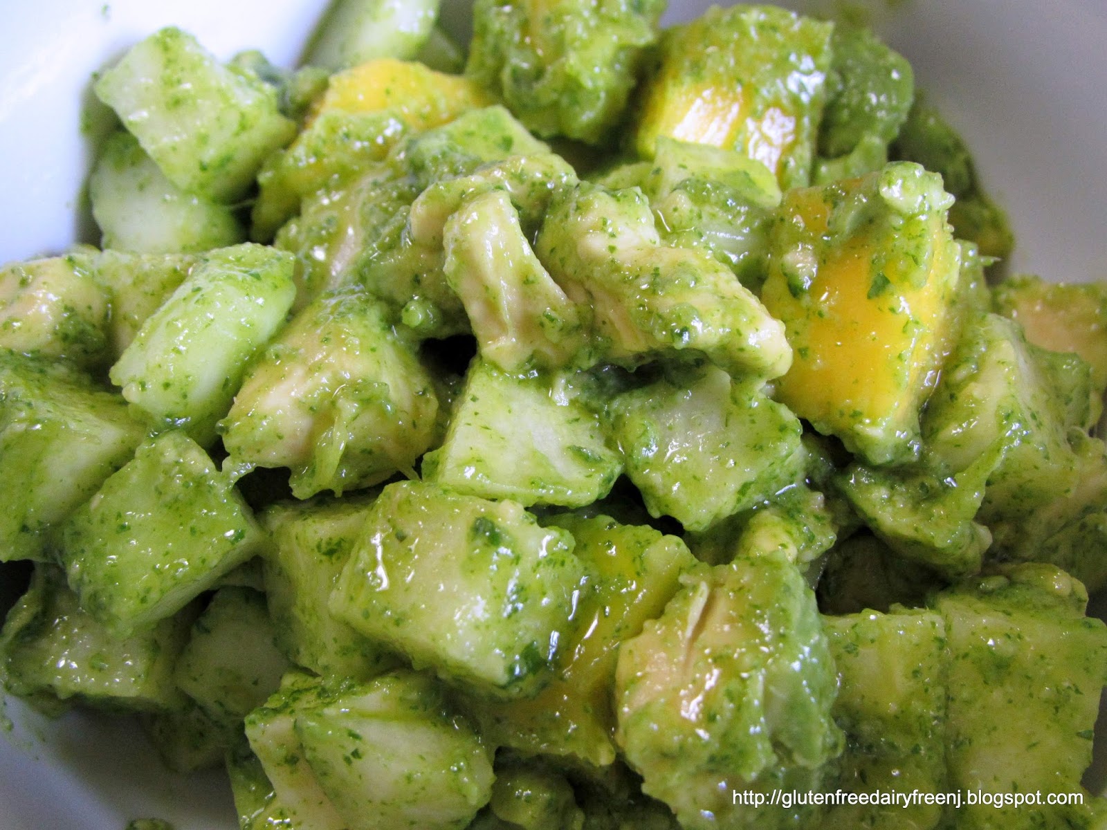Mango, Cucumber, Jicama, and Avocado Salad Recipe (vegan / gluten free) Gluten Free / Dairy