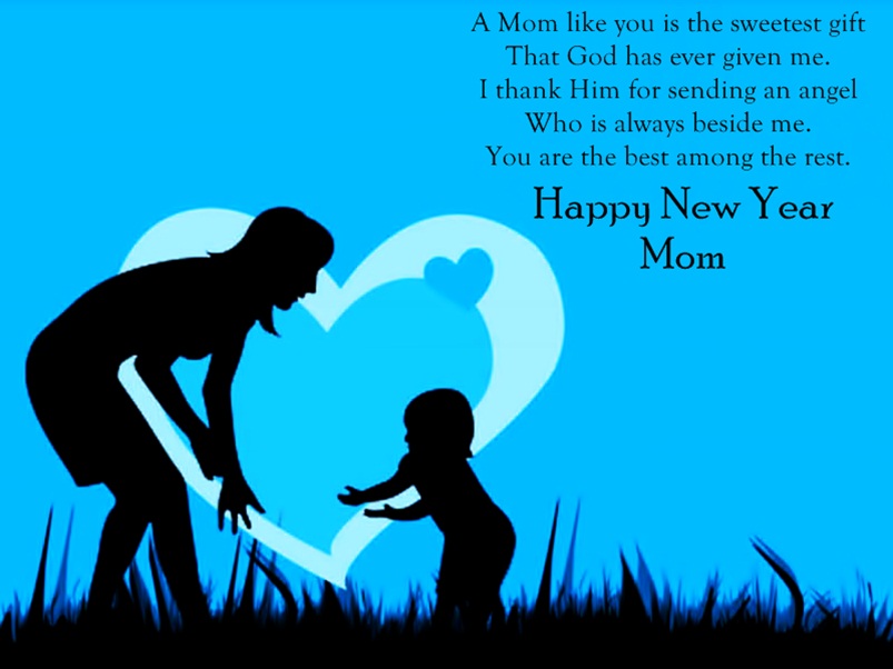 New Year Wishes Image for Mother New Year Wishes Image for Mother