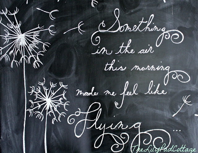 spring chalkboard A close up of a blackboard