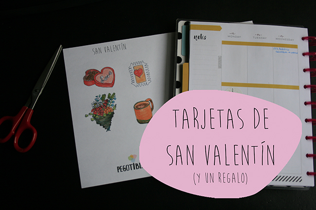 Inspiración: Tarjetas de San Valentín - Regalo pegatinas imprimible