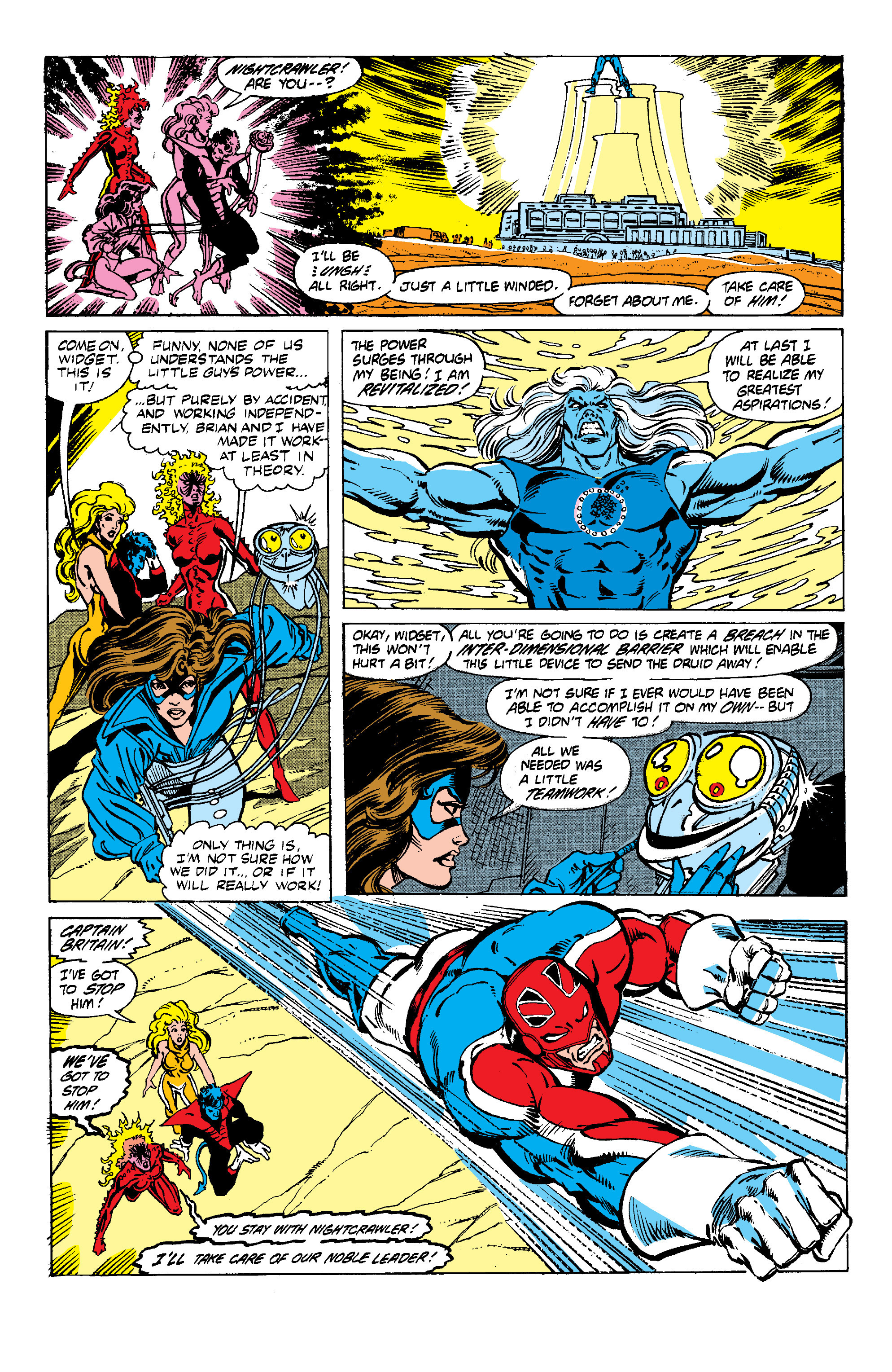 Read online Excalibur (1988) comic -  Issue #20 - 22