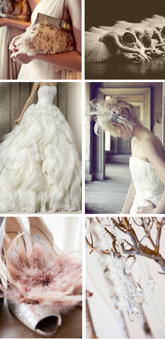 7 Swans a Swimming Wedding Inspiration Board