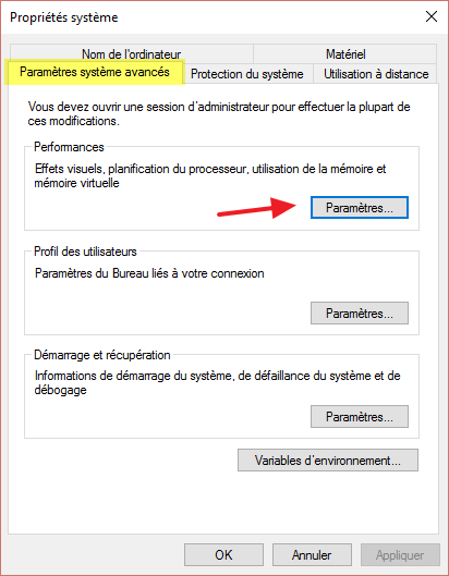 Windows 7 mémoire inférieure à la capacité installée