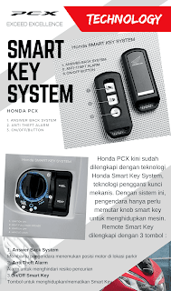 Cara penggunaan Honda Smart Key System PCX