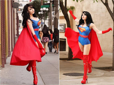 Best Cosplay Supergirl yang Paling Cantik dan Seksi (18+)