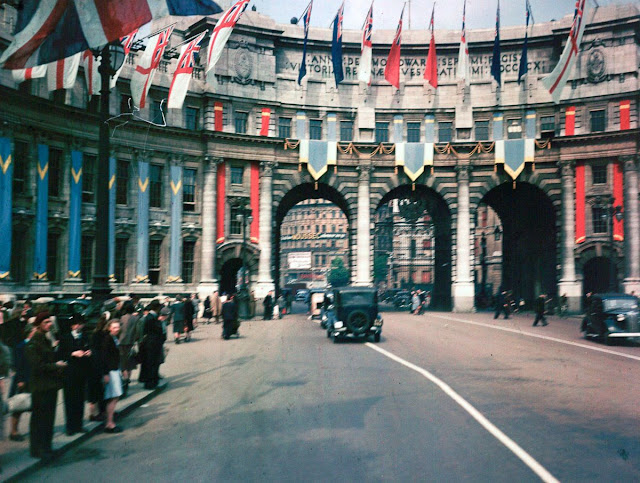 Raras fotografías de Londres a color 1943 - 1945