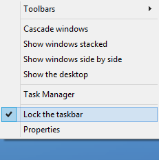 Reserve an Entire Taskbar Row for Taskbar Buttons in Windows