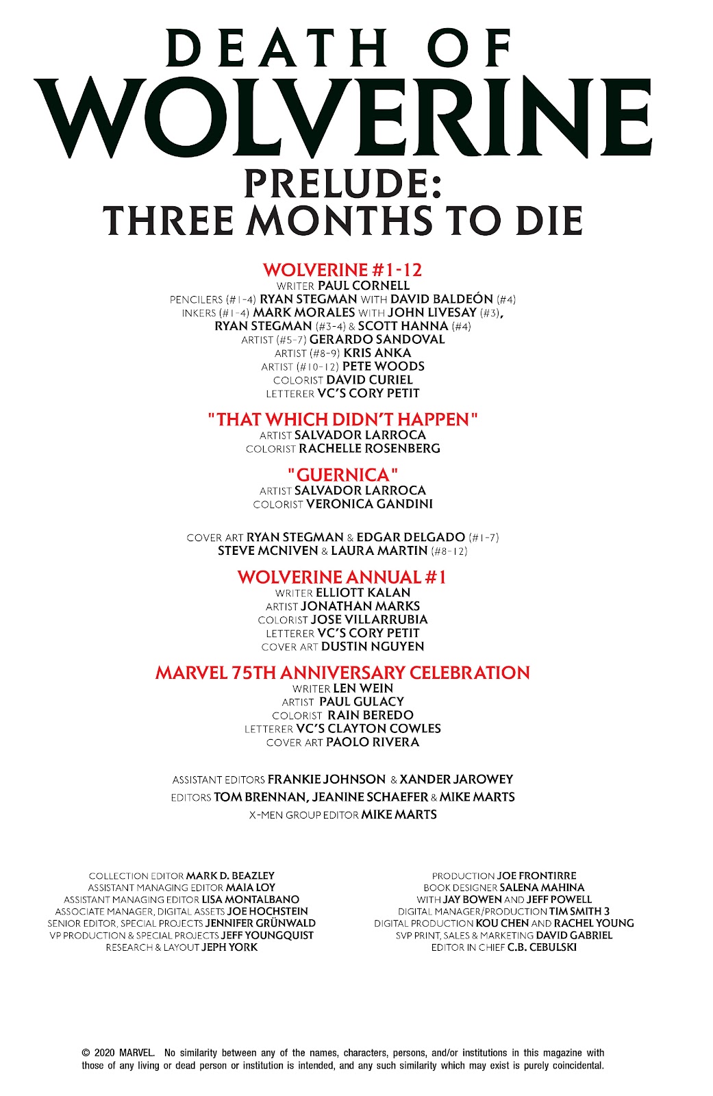 Death of Wolverine Prelude: Three Months To Die issue TPB (Part 1) - Page 3