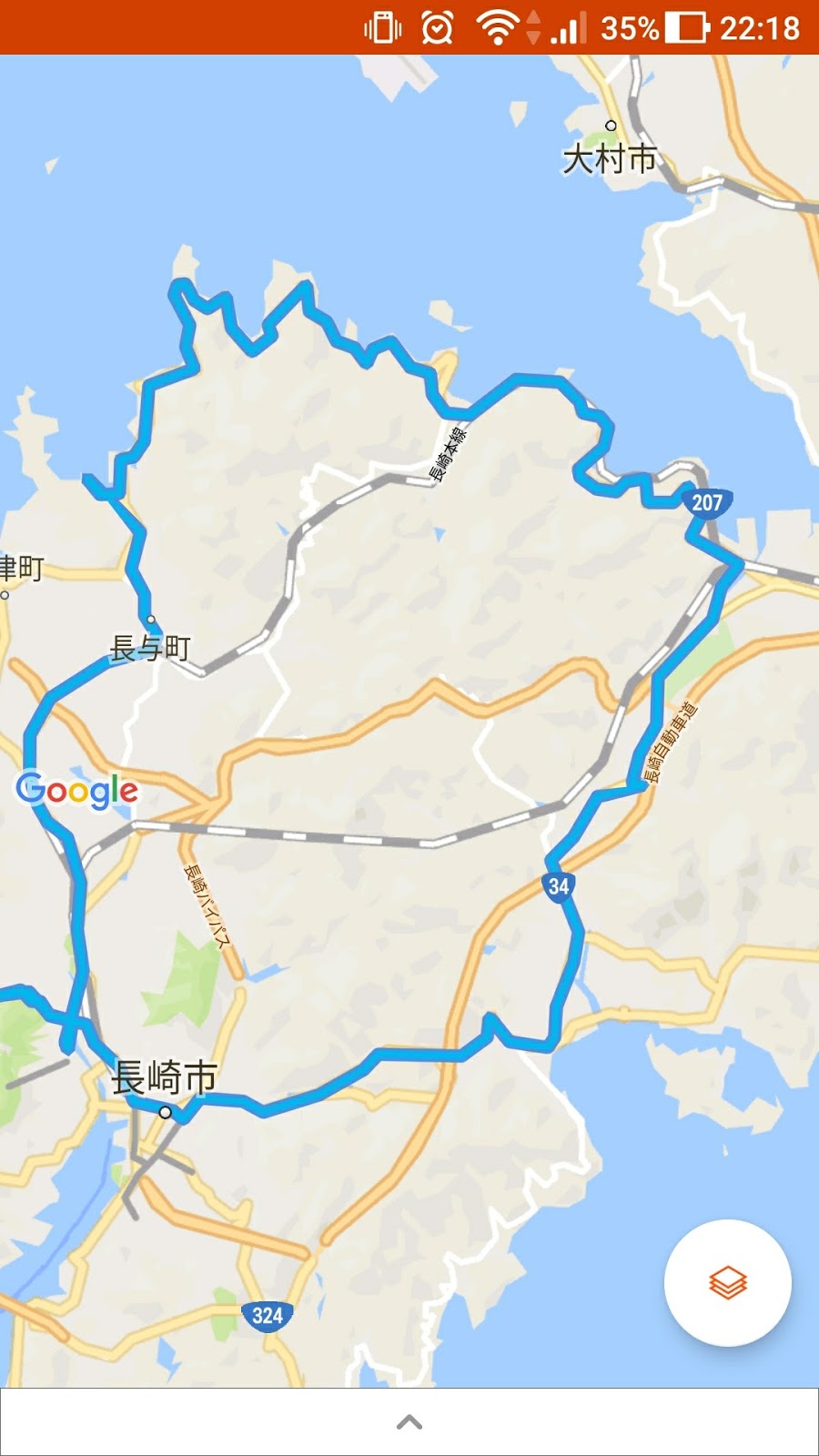 長崎県長与、諫早市ライド。ロードバイクで長崎市から諫早を回って長崎市まで約60km