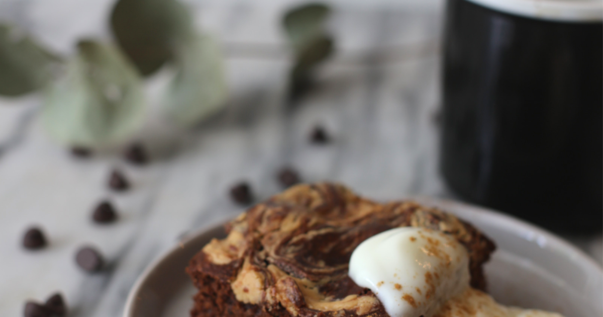 Small Batch Peanut Butter Brownies Pharr Away