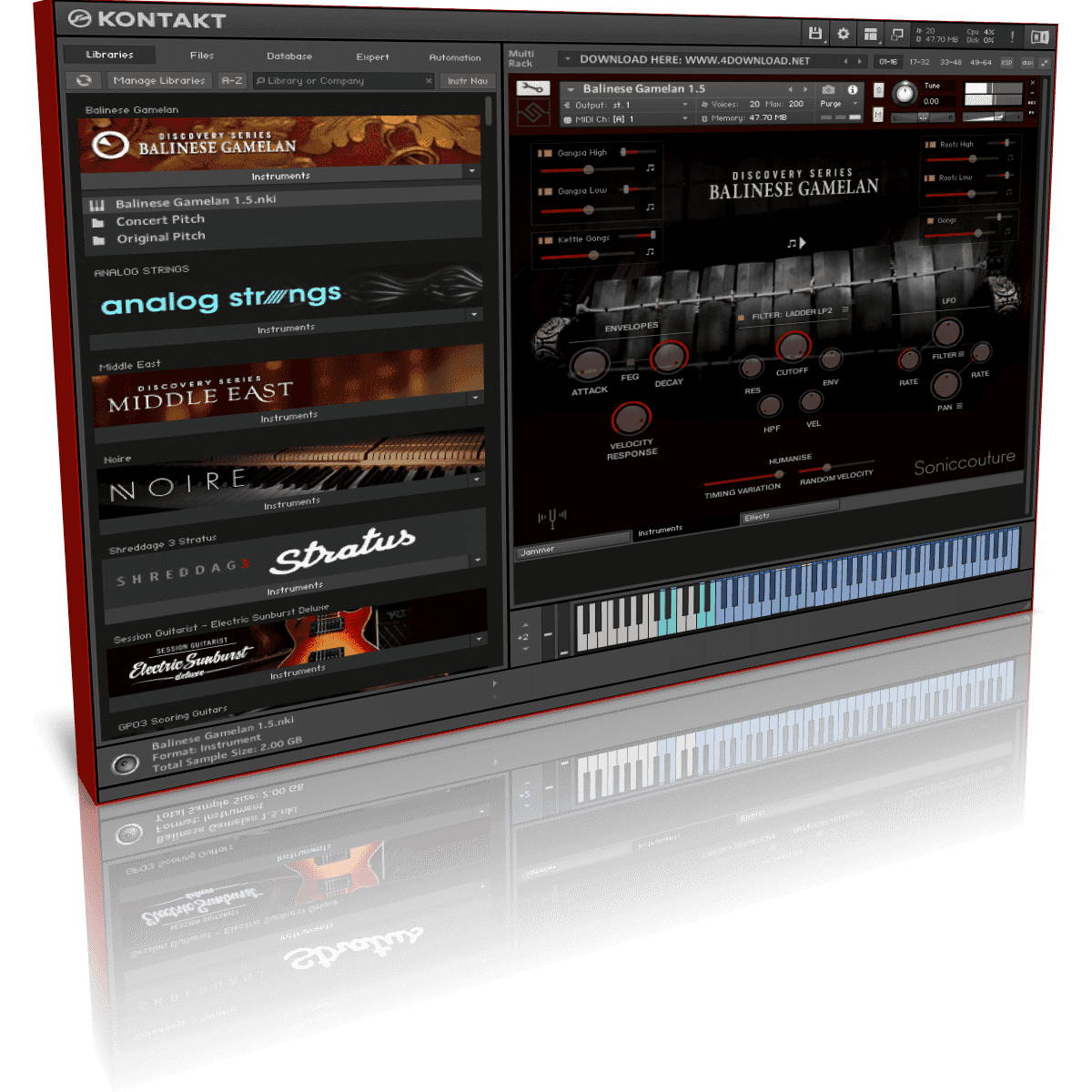 Download Discovery Series Balinese Gamelan KONTAKT