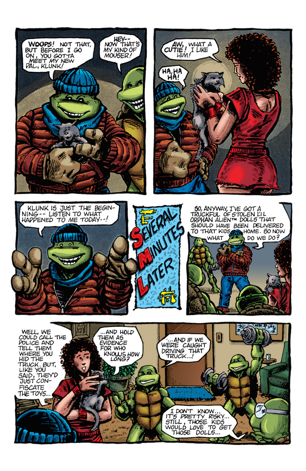 Read online Teenage Mutant Ninja Turtles Color Classics: Michaelangelo Micro-Series comic -  Issue # Full - 30