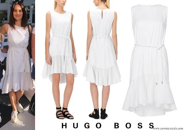 Princess Sofia wore Hugo Boss Kaleva Sleeveless Dress