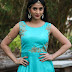 Kannada Actress Harshika Poonacha Stills In Blue Dress