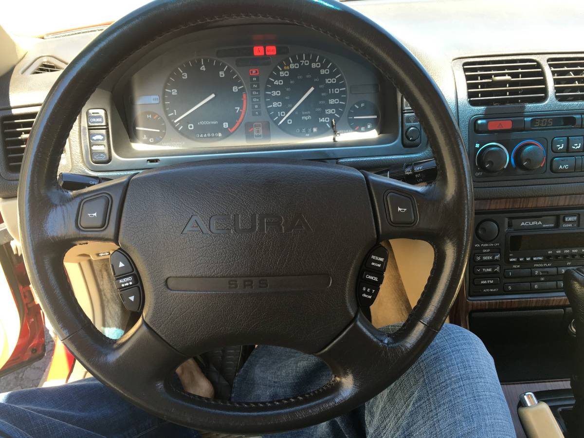 The Legend was available with a manual gearbox (5-speed or 6-speed  depending on year and version) but this example has the  slushbox...certainly nicer for a ...