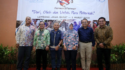 PT. FFI  Perkuat Program Farmer2Farmer di Jawa Barat Bagi Peternak Sapi Perah 