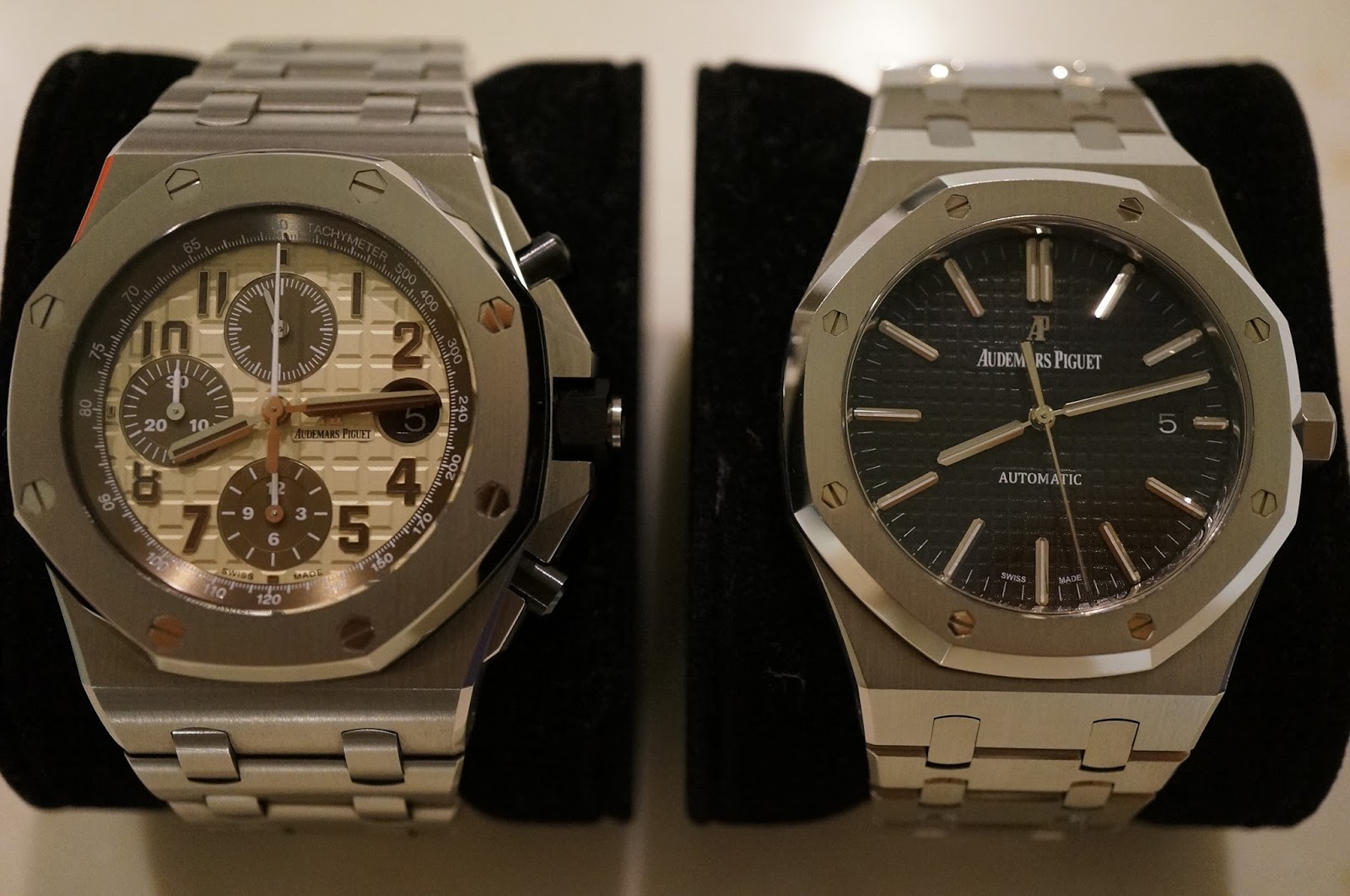 WATCHIONABLE AUDEMARS PIGUET ROYAL OAK ROYAL OAK OFFSHORE SIDE BY SIDE