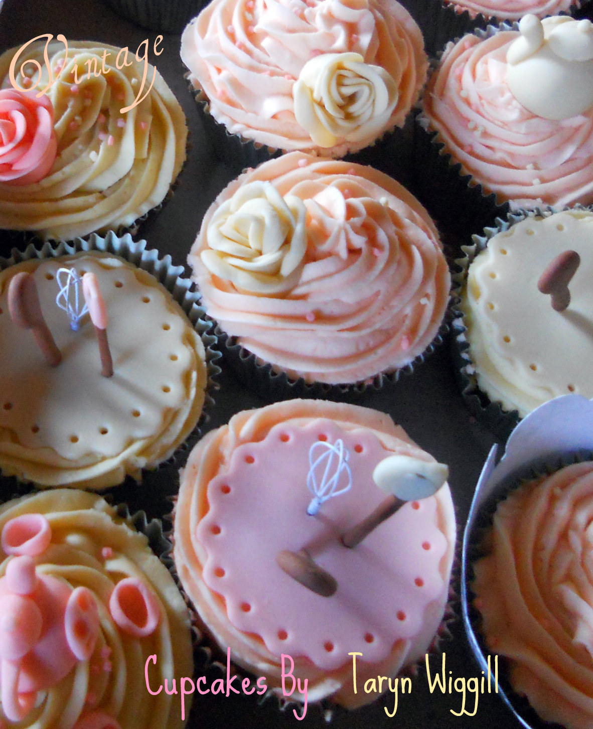 Dreamy Cupcake's Vintage Kitchen Tea Cupcakes