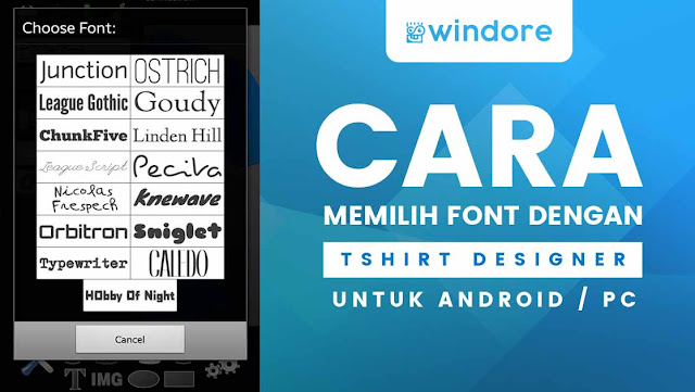 Cara Desain Baju Menggunakan T-Shirt Designer