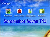 Cara Screenshot Tablet Advan T1J