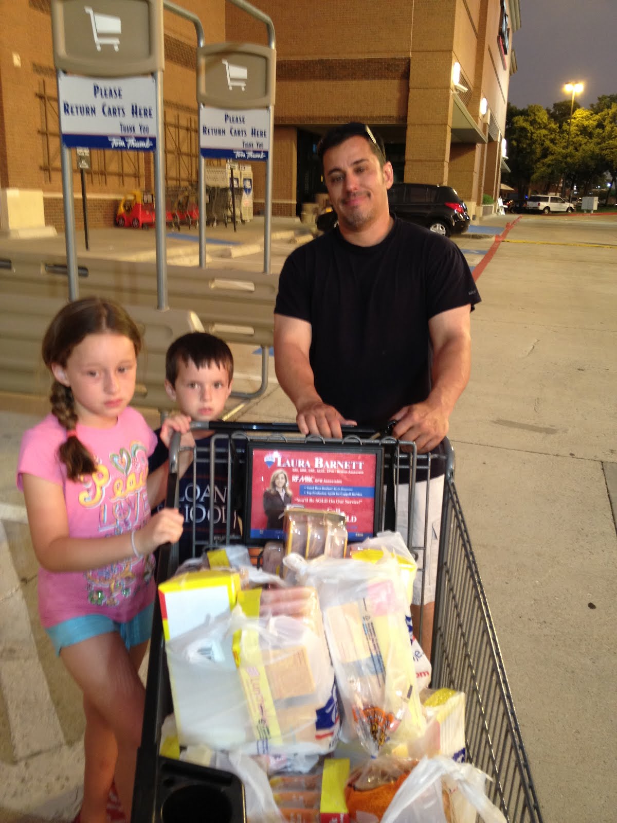 a happier girl Day 31 The family that grocery shops together stays