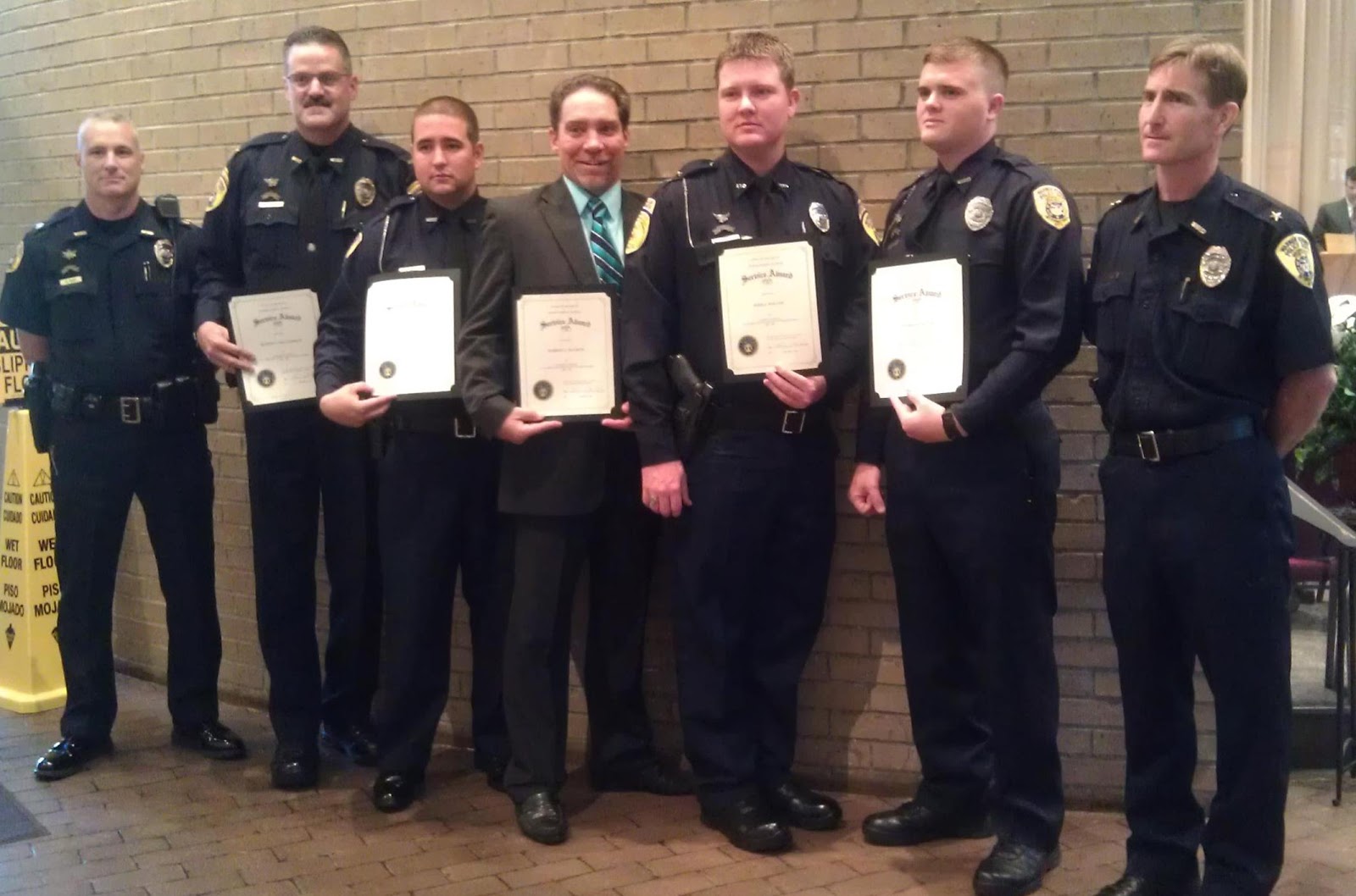 Warner Robins Police Department Recognition For Service