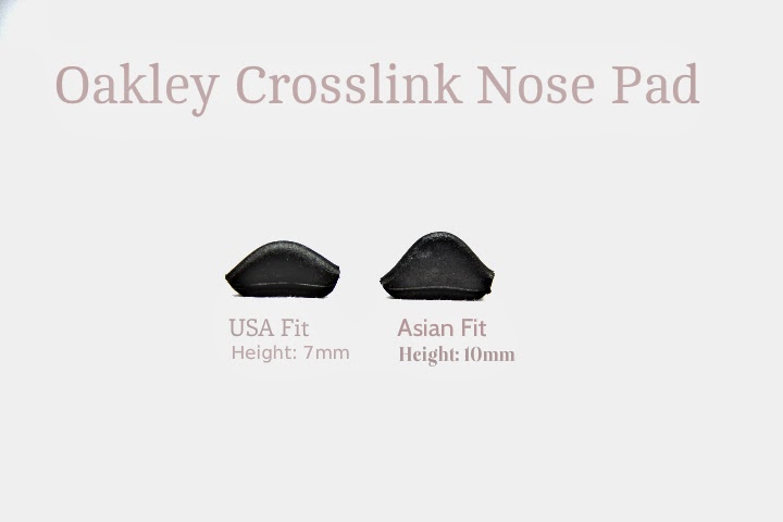 oakley crosslink pitch nose pads